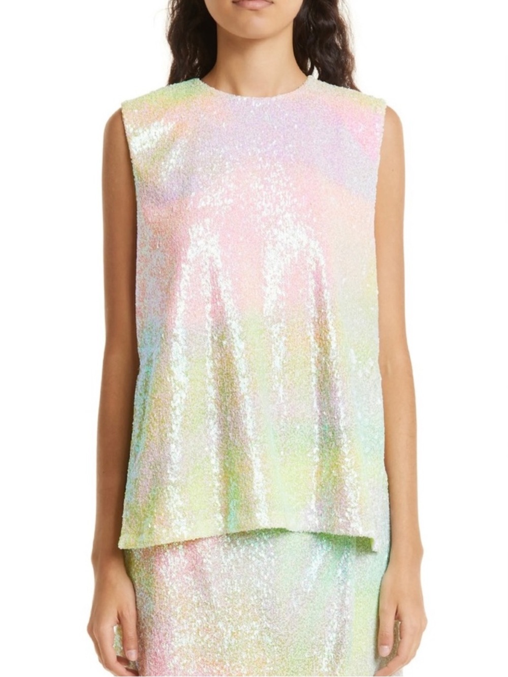 NEW STINE GOYA SLEEVELESS SEQUIN TOP